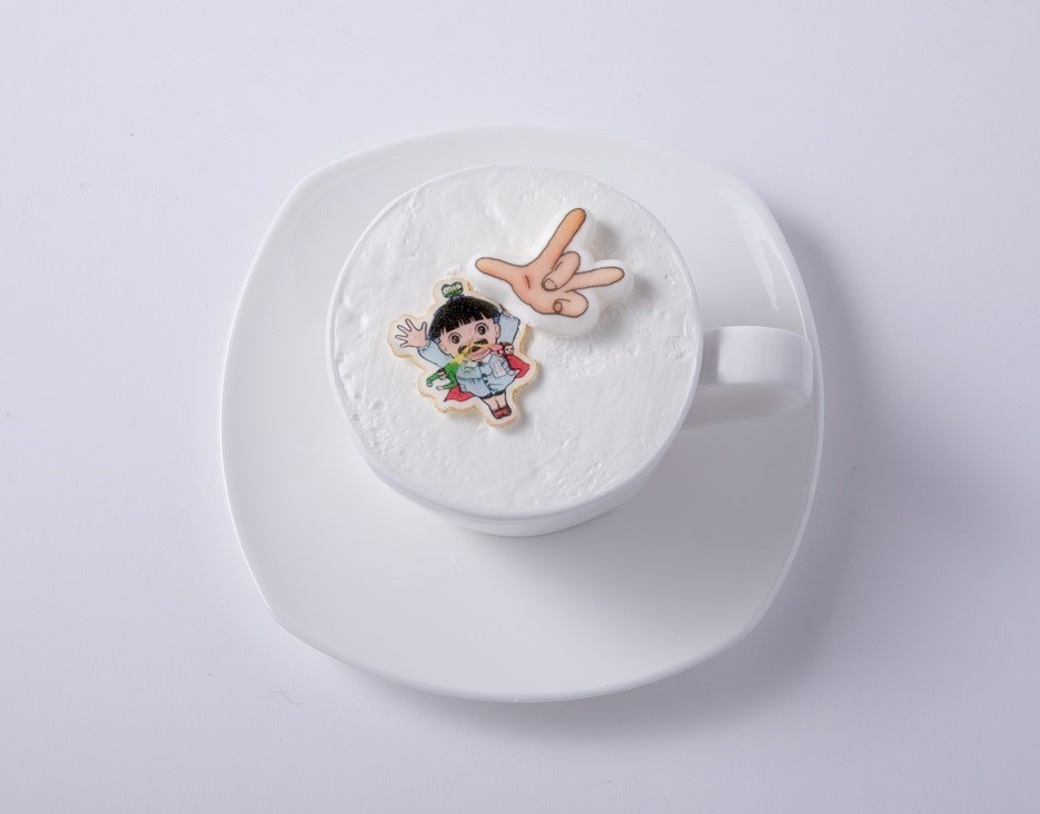 吉田ユニさんのプレート皿　楳図かずお大美術展